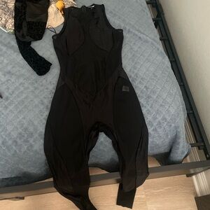 Black Sleeveless Jumpsuit